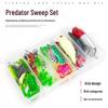 63-Piece Frog Soft Lure & Hard Bait Spinner Set