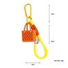 Women's Simulation Beach Bag Keychain Car Hanging Decorative Pendant Ornaments Fashionable Bag Accessory