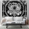 Bestseller Black and White Simple Tapestry Background Room Tapestry Bedroom Tapestry Decoration Wall Tapestry Skull Tapestry