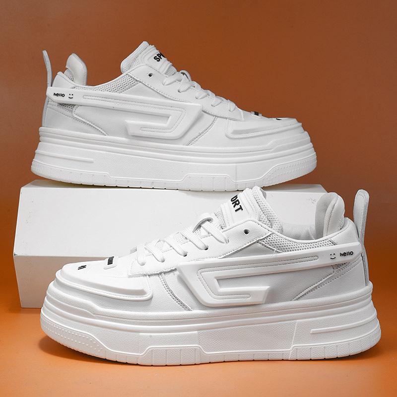 

2025 summer new European station ins large size 45 trendy men s shoes versatile thick sole increase high quality board shoes casual shoes 45