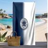 Leicester City Fußball Druck Strandtuch, Großes Weiches Schnelltrocknendes Handtuch für Strand Camping Schwimmen