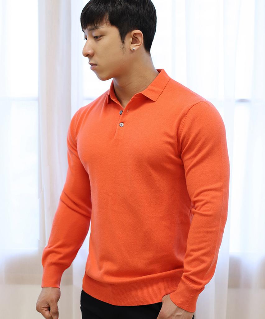 Bestfit 2-Pack Soft Muscle Fit Collared Neck Long Sleeve Knit (Type B)