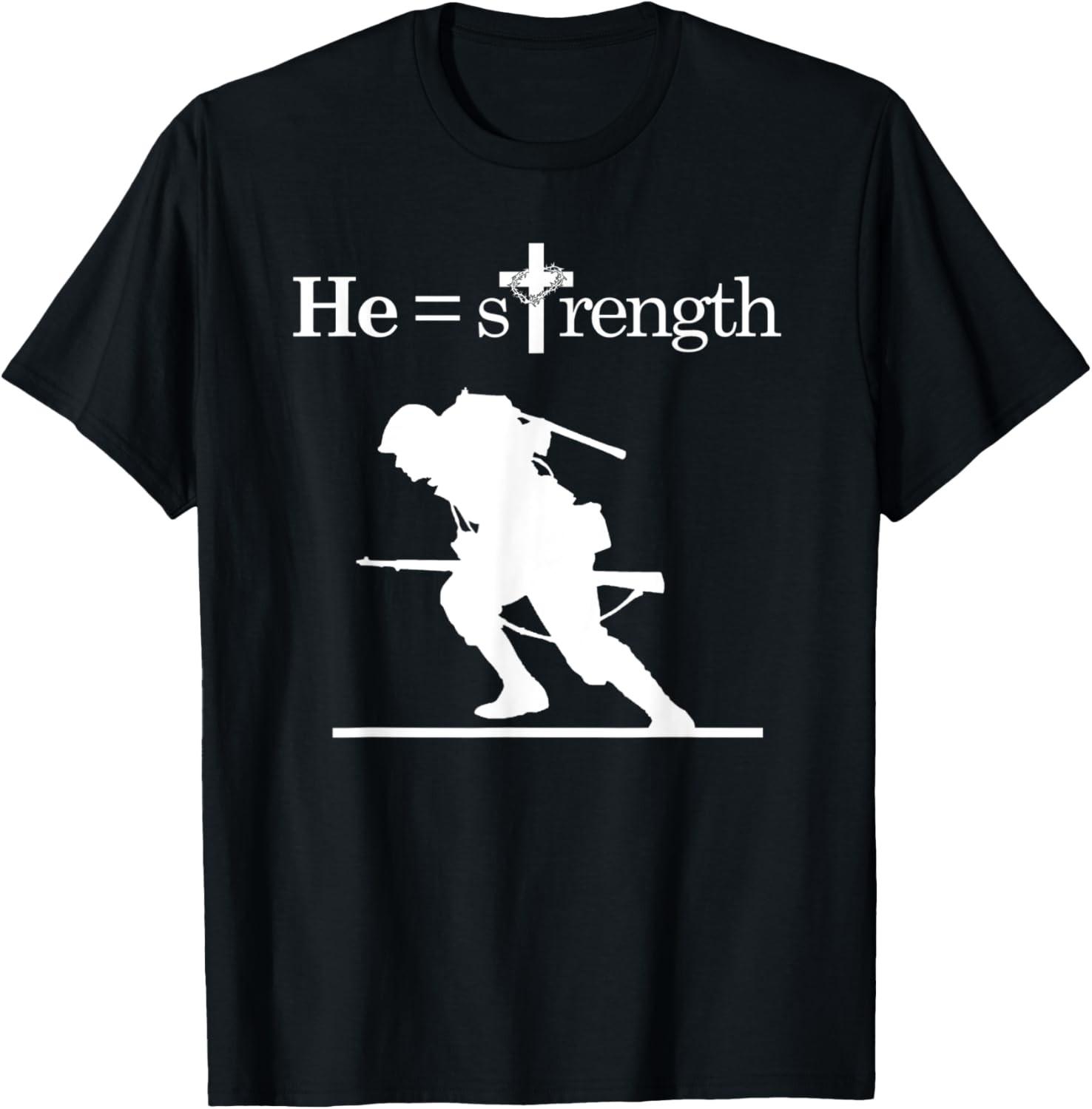 Mens Christian Military Inspirational Quote Jesus Soldier T-Shirt S разноцветный