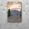 Lassen National Park Retro Vintage Tin Sign Poster Decorative Plaque Metal Plate Wall Decor
