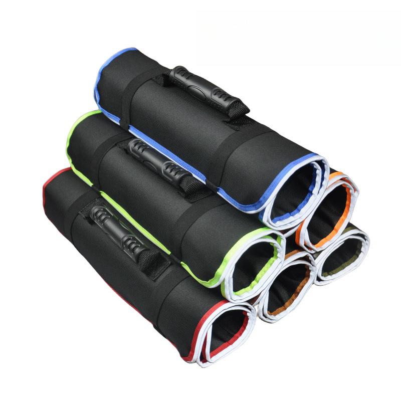 Roll Type Tool Kit Auto Repair Tool Kit Electrician Repair Kit Oxford Cloth Hardware Kit Portable Durable Storage Case for Home Garage Workshop