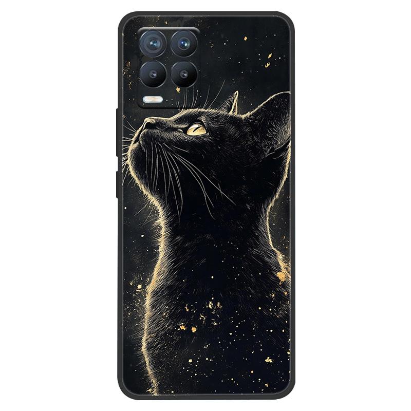 Funda para Realme 8 Pintura de Mármol Suave Mate Silicona Trasera para Realme 8 Pro 8i Realme8 4G RMX3085 Carcasa Completa para Teléfono Linda