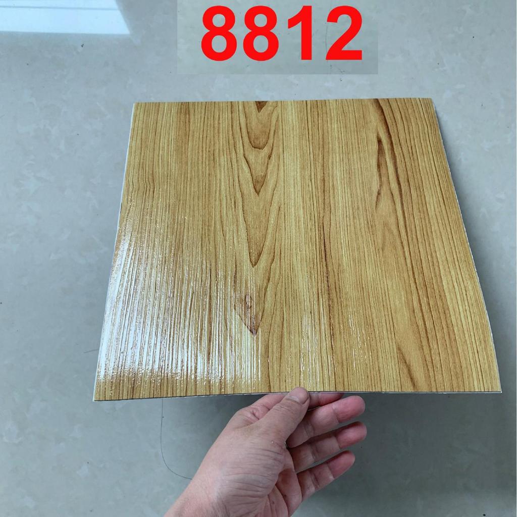 Self-Adhesive PVC Marble Tile Sticker - SPC Stone Plastic Flooring for Home Renovation