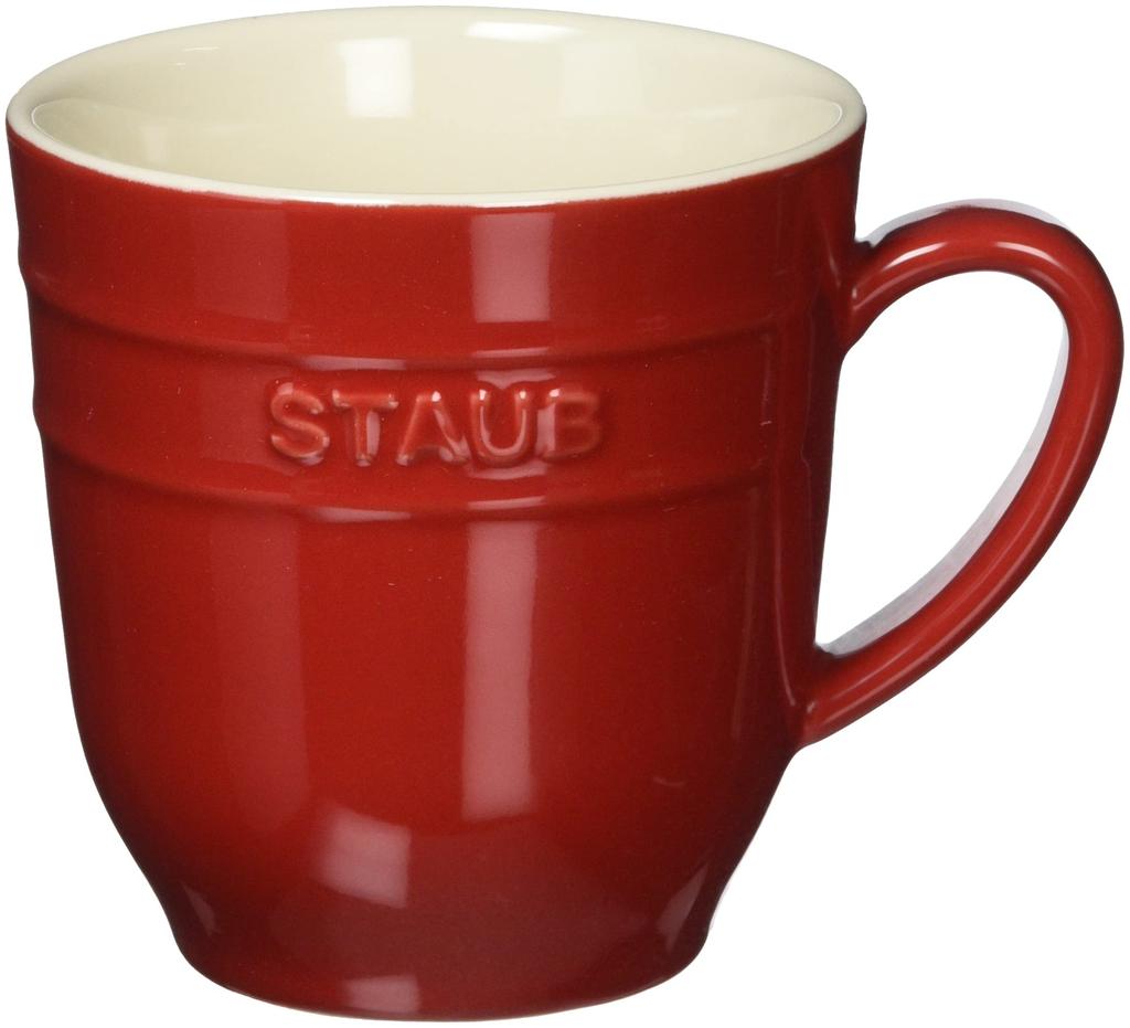 Staub "Cherry Mug, 350ml" Ceramic Pottery, Microwave Safe [Official Japanese Product] Ceramic Mug 40508-565