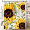 Blue Floral Bath Mat Decorative Shower Curtain Modern Home Textile Bathroom Waterproof 3D Printing Wall Art Backdrop for Kitchen