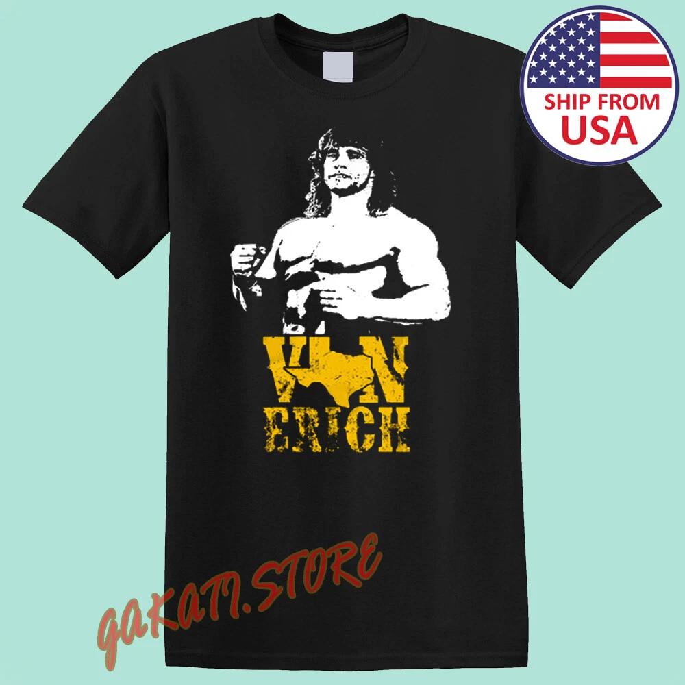 Мужская черная футболка с изображением борцовской семьи фон Эрих, размеры S-5XL XL