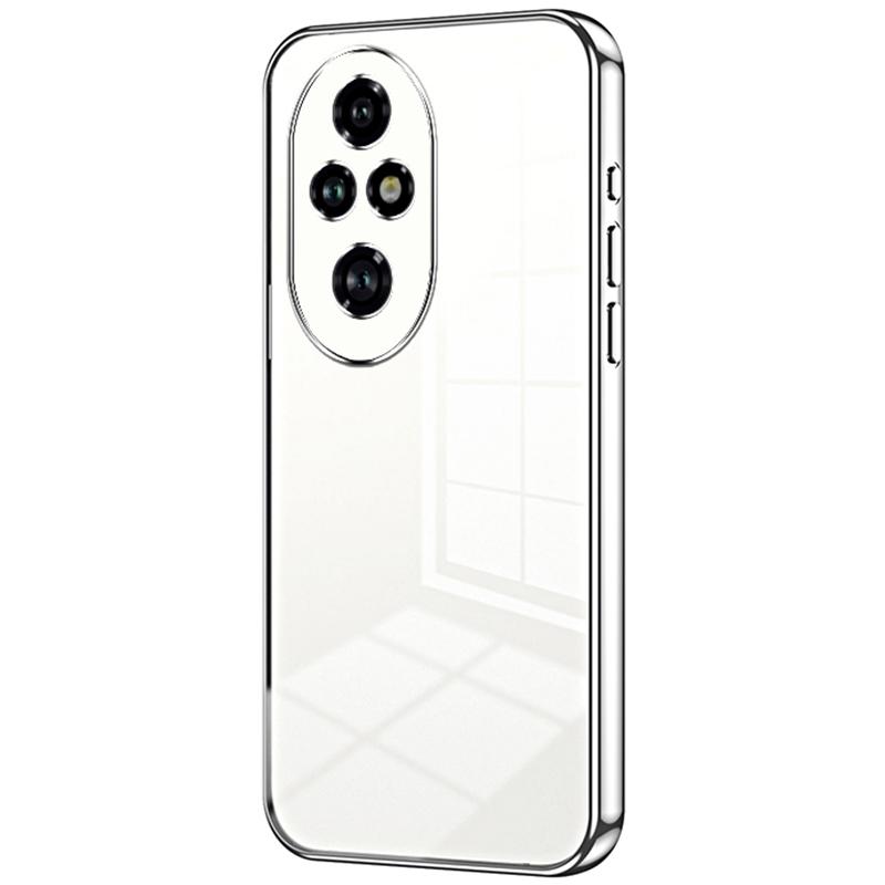 For Honor 200 Pro 5G Case TPU Phone Cover Electroplating Frame Edge