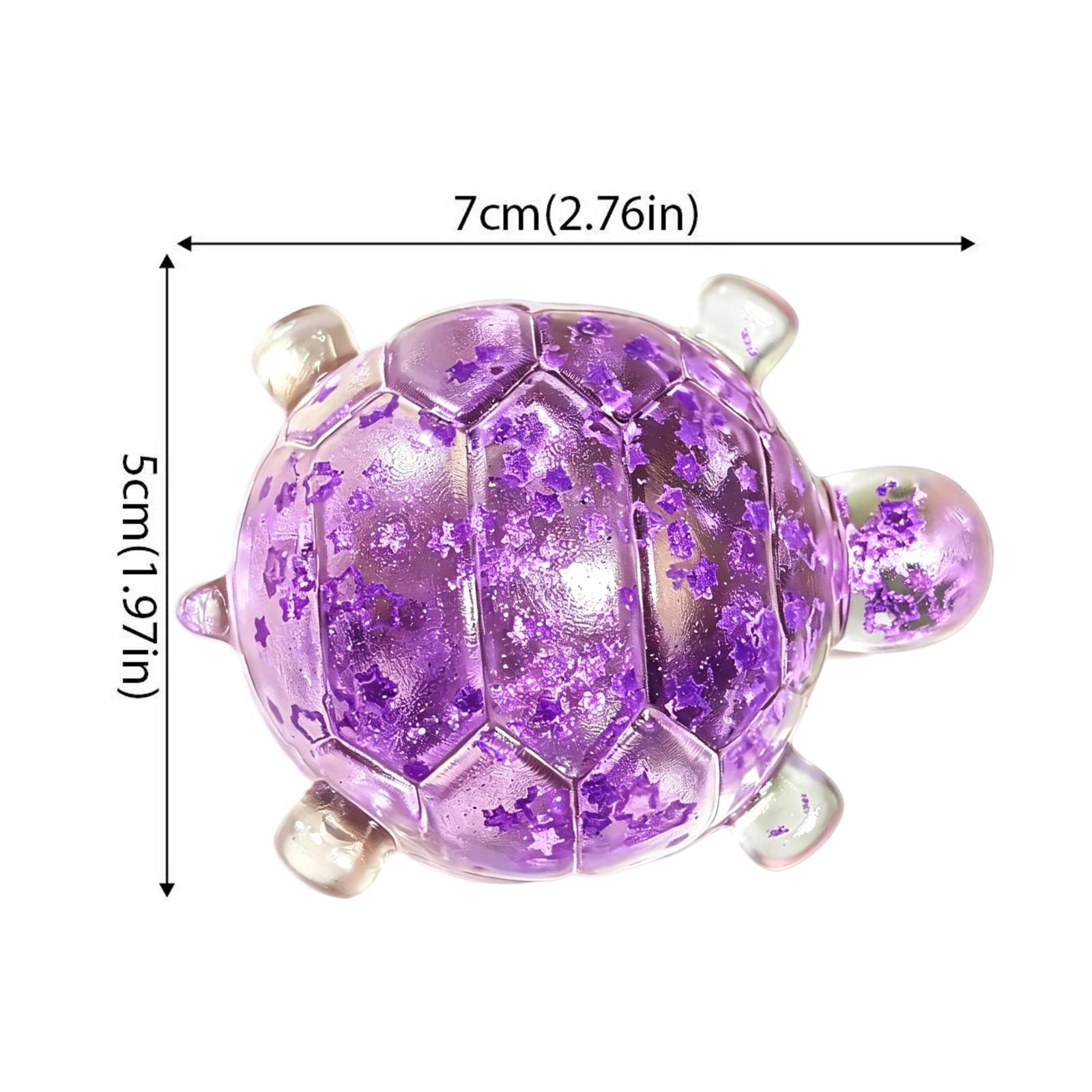 

Squishy Turtle Maltose Squeeze Toy Soft Cute Goose Fidgets Toys Plasticity Turtle Stress Relief Toy Relieve Anxiety Gifts фіолетовий
