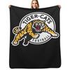 Hamilton Tiger-Cats CFL Logo Wurfdecke Ganzjahres Weiche Leichte Decke für Zuhause