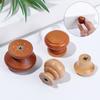Wooden Retro Cabinet Dresser Drawer Knobs Single Hole Cupboard Handle with Screw Wardrobe Pulls Handle Furniture Hardware