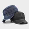 Vintage Baseball Hat Flat Top Cadet Cap Korean Peaked Cap  Men Women