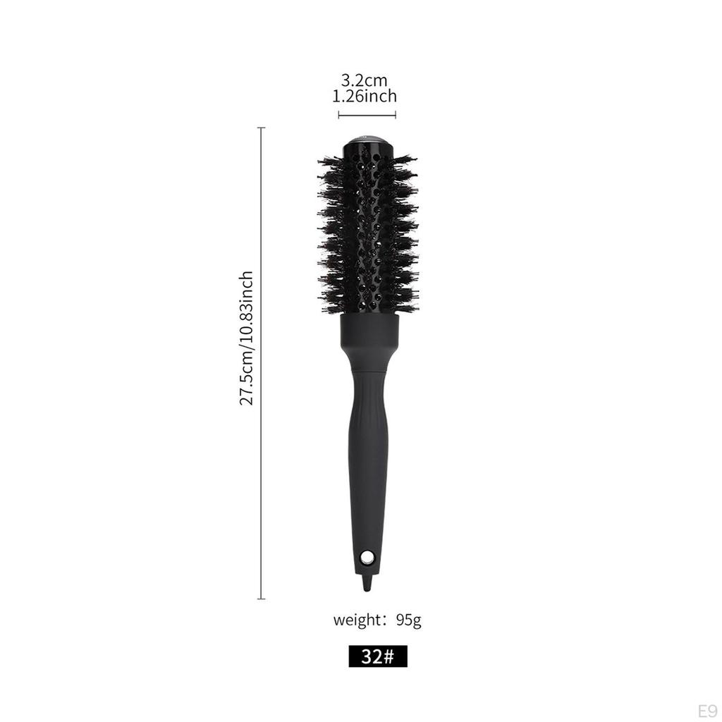 Hair Brush Comb Roller Styling Brushes for Smoothing Curling Detangling 25mm