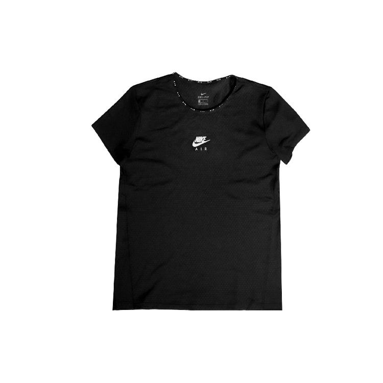 (WMNS) Nike Air Dri-FIT Quick Dry Breathable Running Short Sleeve Black Women s CQ8869-010 S