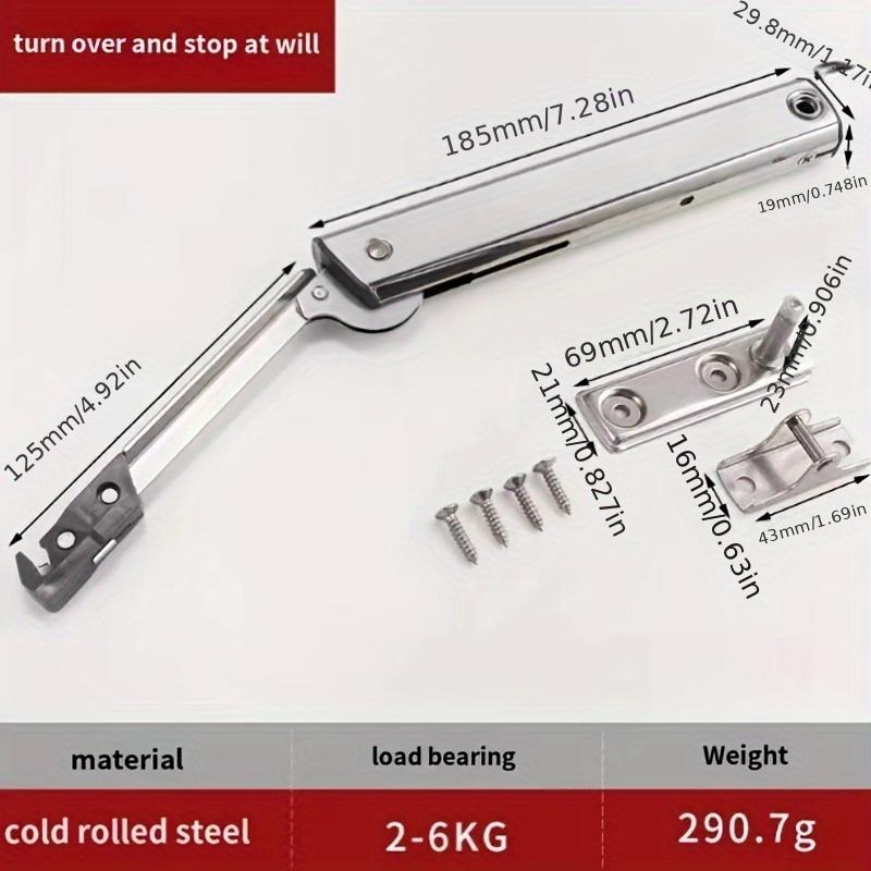 

Heavy-duty hydraulic cabinet hinges up and over door stop at will support rod pneumatic pneumatic rod spring support