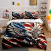 Eagle Over American Flag. Bedding Sets Duvet Cover Sets Duvet Covers Pillowcases(1 * Duvet Cover 2 * Pillowcases Without Duvet Insert)