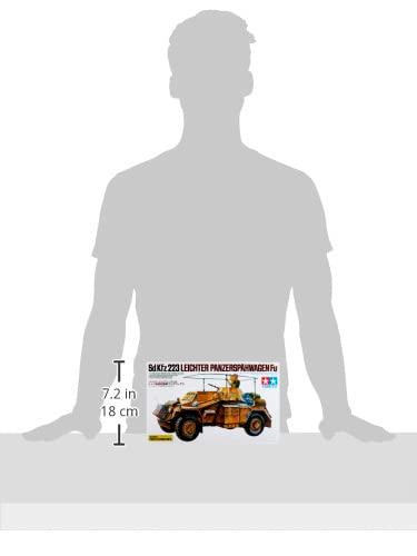 Tamiya 1/35 Militær Miniatyrserie Nr. 268 Tysk Hær Radio Kommandovogn Funkwagen med Etsede Deler Plastmodell 35268