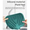 Silicone Drain Soap Box Anti-slip Soap Tray Dishes for Bathroom Washing Table Soap Tray Free Punch Drain Rack BXFZH05