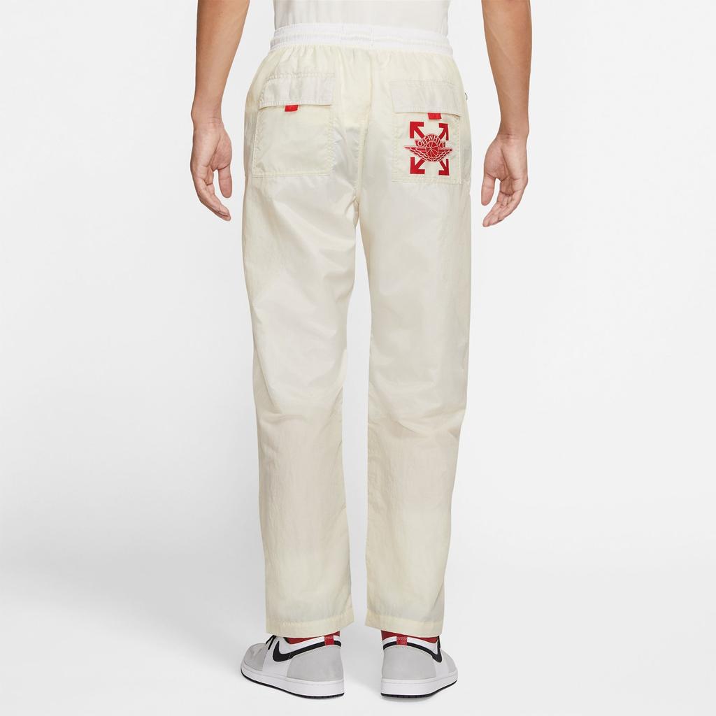Air Jordan X Off-White Woven Pants Fossil Men Bottoms Cream DB4250-233