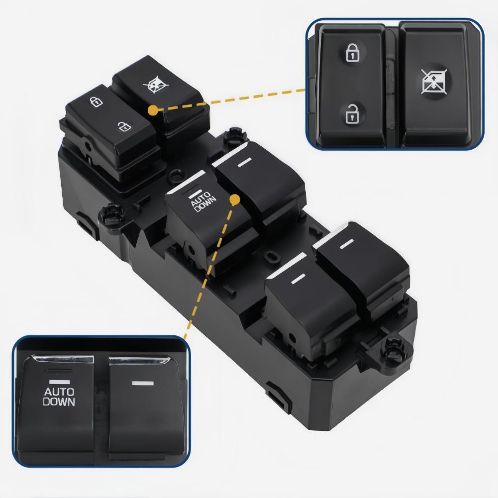 Power Window Switch For HYUNDAI For TUCSON For KIA 16-19 ,For HYUNDAI For TUCSON For KIA 17-21 93571D3050