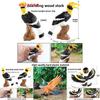 Wildlife Animal Model Solid Plastic Parrot Bird Display Figure For Kids Playroom Decor