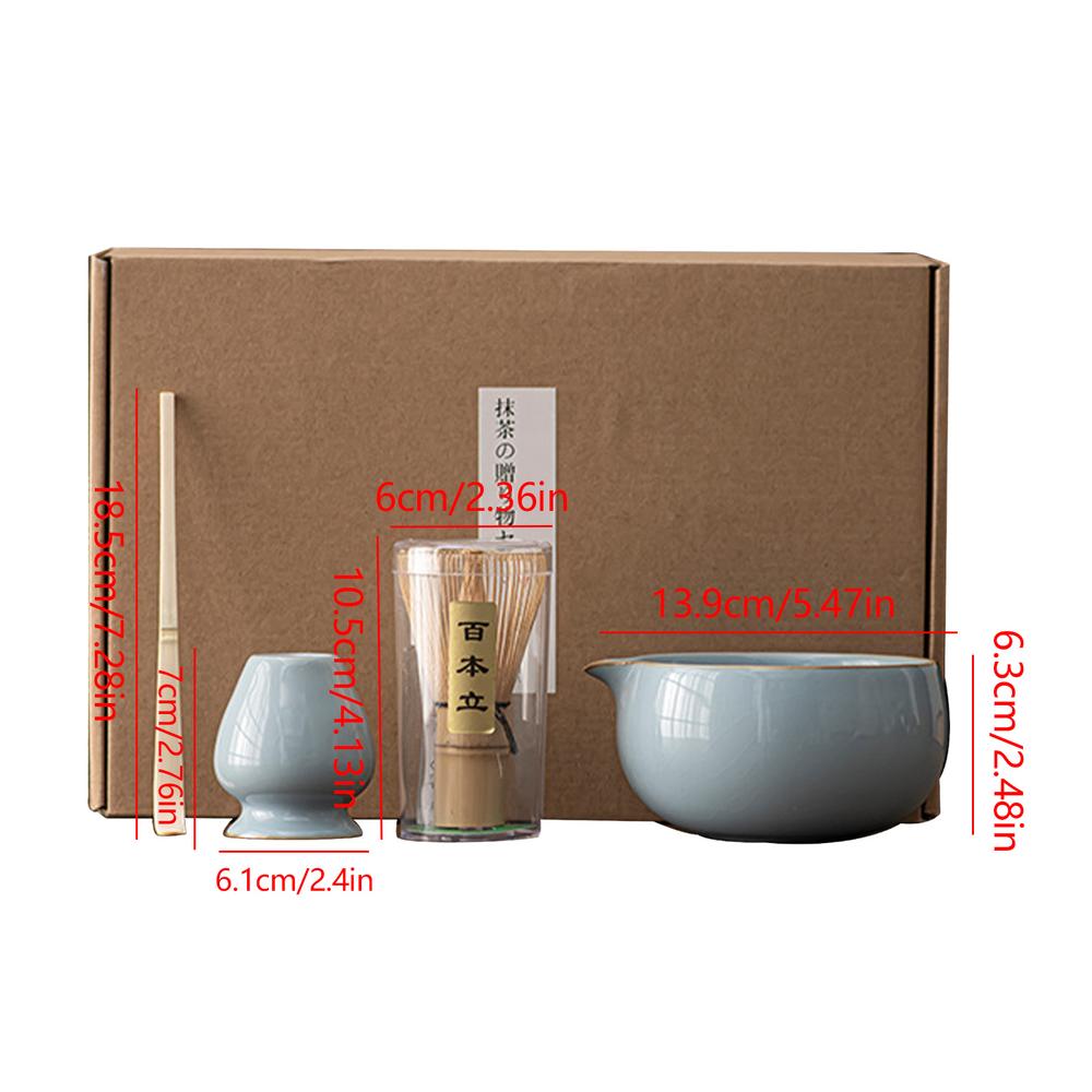 Matcha Whisk Holder 4 Piece Matcha Powder Kit Matcha Maker Matcha Bowl Set Matcha Accessories For Beginners Home Enjoy Alone Or