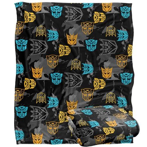 Transformers Repeat Logo Blanket