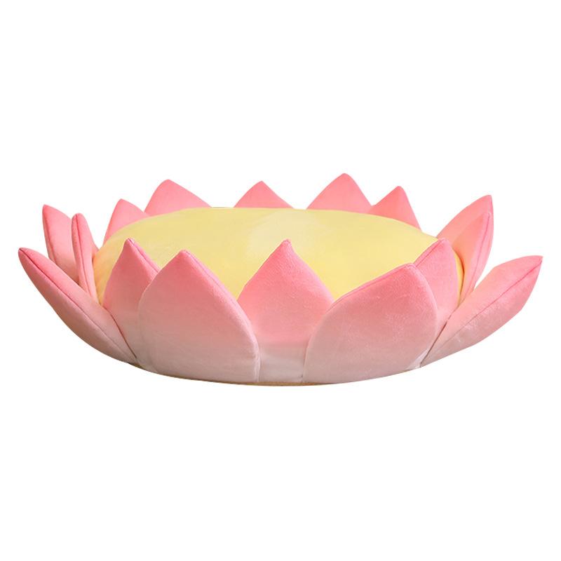 

Meditation Cushion 3D Lotus Flower Shape Cushion Worship Meditation Lotus Futon Yoga Tatami Home Sofa Bedroom Lazy Sofa 40cm