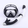 Maschera da Immersione in Silicone per Bambini e Adulti con Snorkel - Lente in Vetro Temperato HD, Montatura Grande
