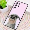 Cartoon schnauzer dog soft Phone Case for Samsung Galaxy note 10 pro S26 Ultra S23 S24 FE S25 S21 S22 PLUS shockproof Cove
