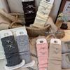 Bow Decor Kids Sock Cuffs Elastic Slouch Socks Fashion Calf Socks  Outdoor