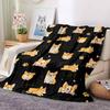 Corgi Love Flannel Blanket Throw Blanket Soft Warm Sofa Bed Camping Car Home Decor Unique Christmas Gift C9302639