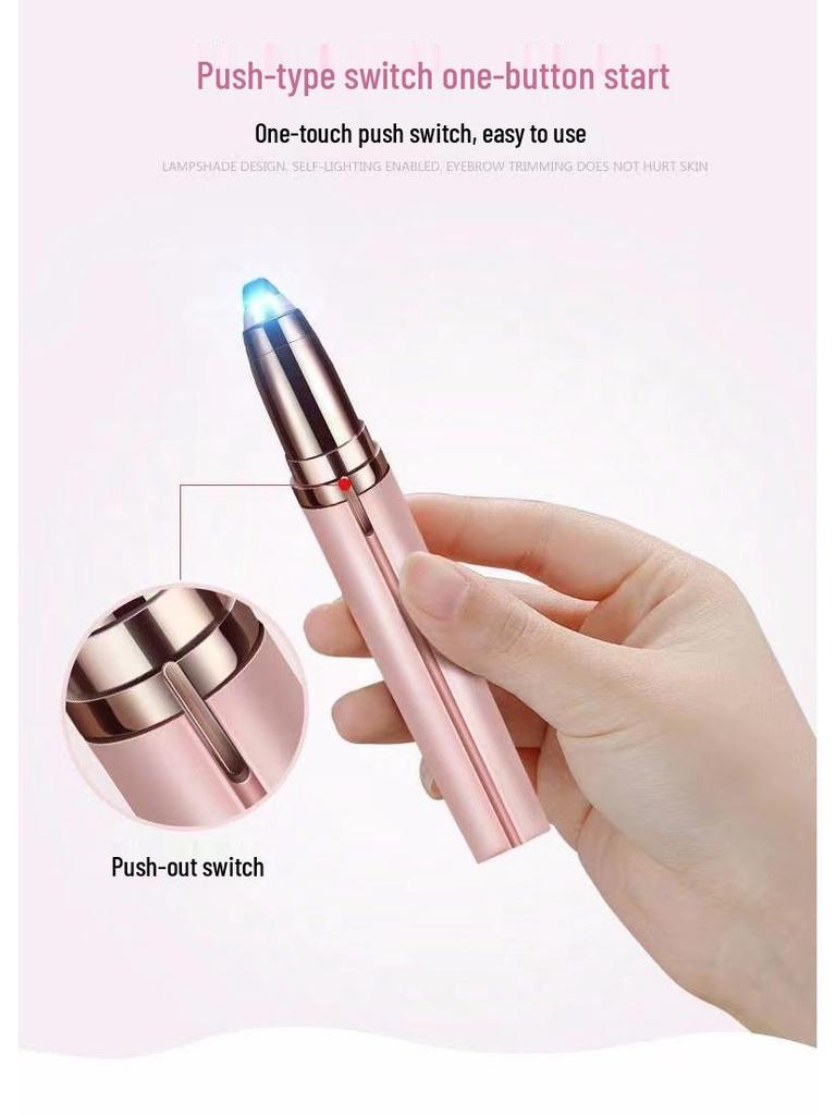 Electric Eyebrow & Nose Hair Trimmer - Unisex Automatic Shaper