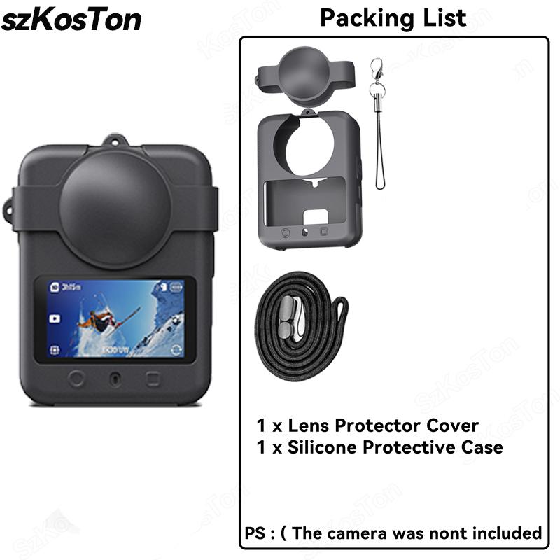 Lens Guard for DJI OSMO 360 Accessories Screen Protector Silicone Case Cover Mini Storage Bag Protective Frame for DJI OSMO 360 For DJI OSMO 360