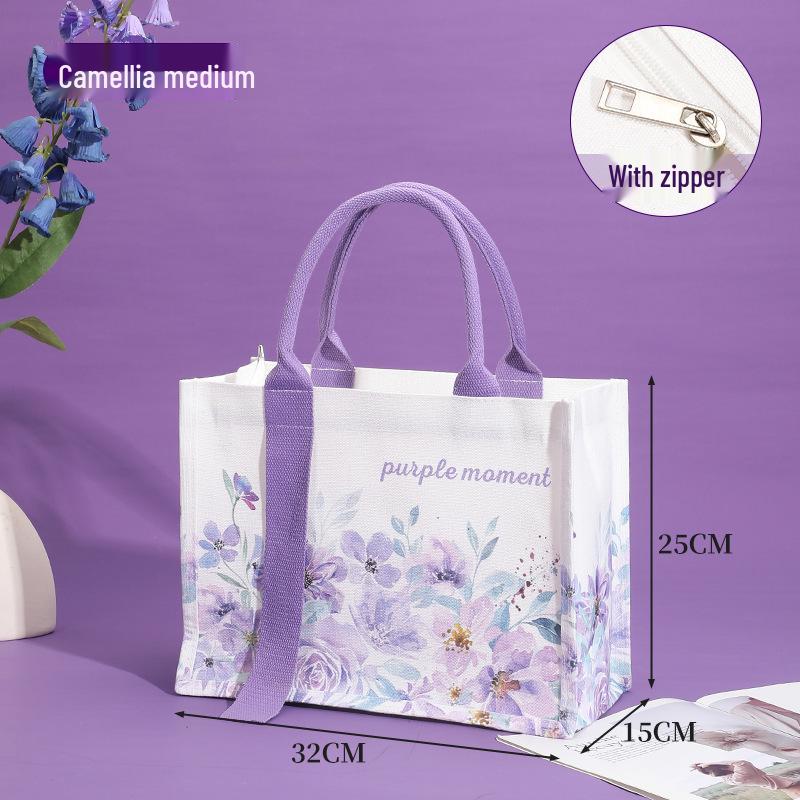 Экологичная 3D холщовая сумка-тоут на молнии с печатью логотипа на заказ 1100₽