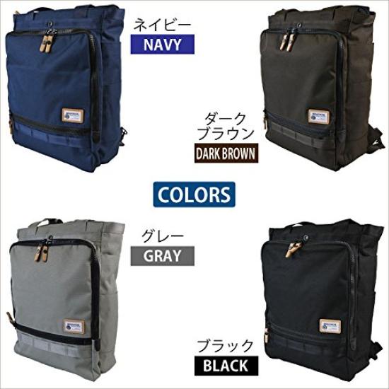 On 2WAY Backpack Black [Kaban Souko] [Moustache Time] JKA-2011