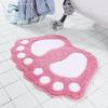 Cute Paw Non-slip Bathroom Entrance Mat - Water Absorbent and Non-slip Foot Rug