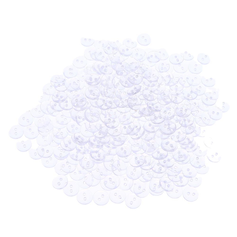 

500 PCS DIY Craft Projects Clear Clear Buttons Resin Round 2 Hole Craft Buttons 10mm 10mm Round Transparent Shirt антична латунь кольору