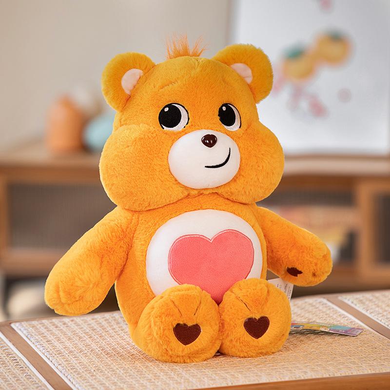 Rainbow Bear Plush Doll Anime Peripheral Childrens Cartoon Plush Toy Fashion Care Bears Doll Gift Ornament