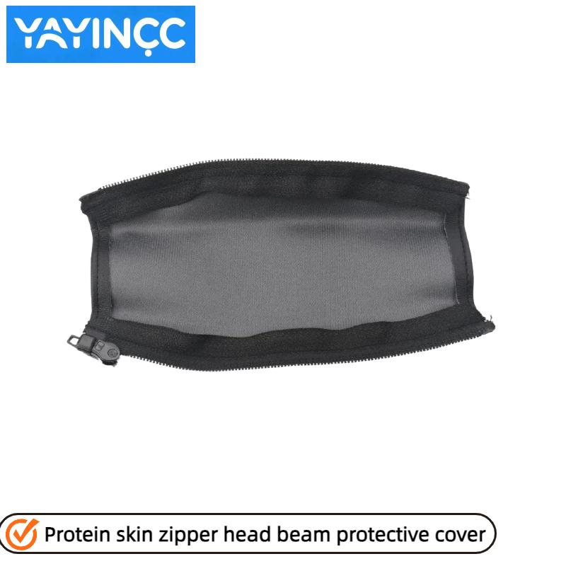 

YAYINCC Replacement Soft Foam Cushion Ear Pads / Leather zipper head beam protective cover for SONY WH-XB900N Gaming Headset