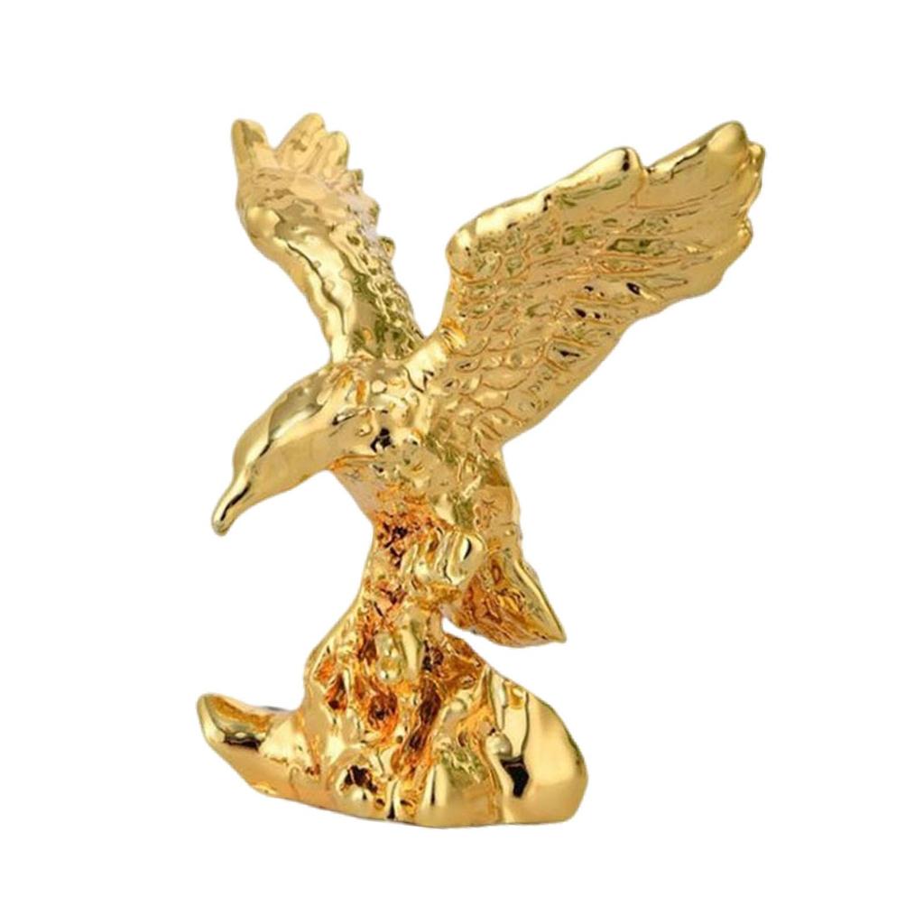 Eagle Statue Resin Figurine Creative Home Decorative Object for Luxury Living Room Decoration