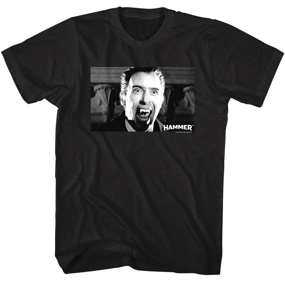 Dracula Christopher Lee Bearing Fangs Men T Shirt XL