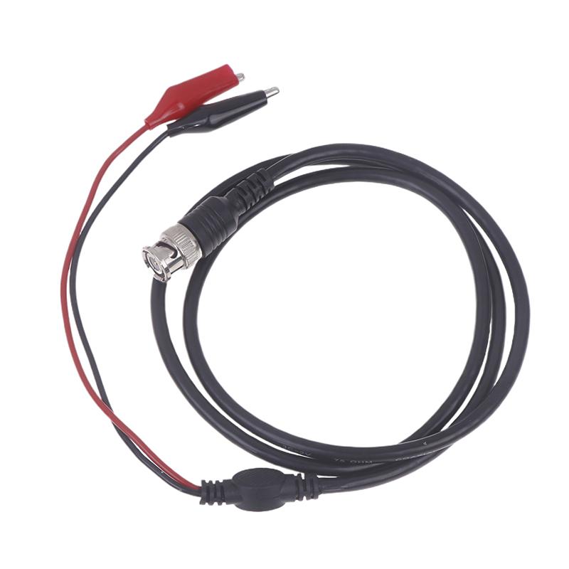 Osciloskopická testovací sonda Vodičový kabel BNC samec Q9 na dvojitý klip 1M Osciloskopický testovací kabel Osciloskopická sonda Testovací kabel