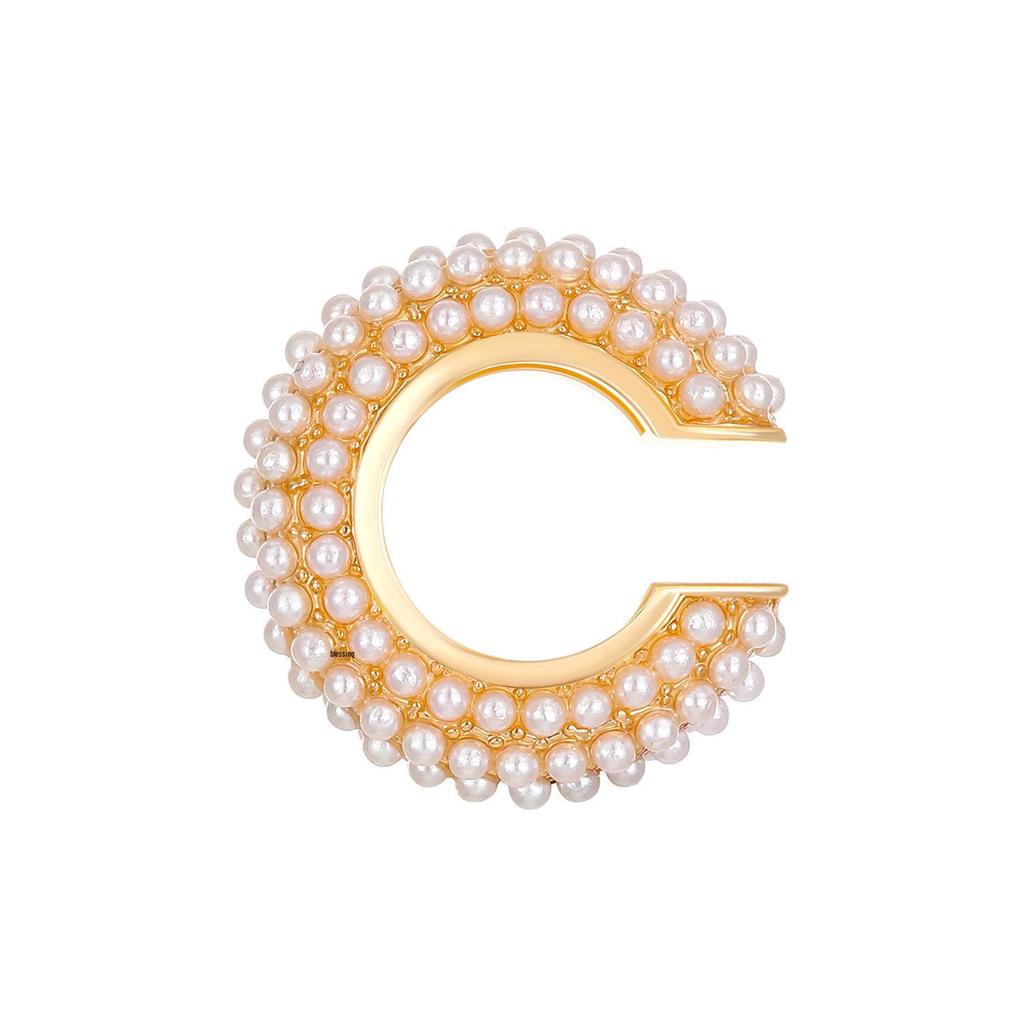 European & American Popular C-shaped Rhinestone Ear Cuff Earrings, No Piercing Needed for Women