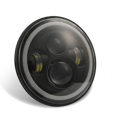 7 Zoll LED-Scheinwerfer DRL Hi/Lo Strahl Halo Ring Amber Angel Eye für Auto/Motorrad