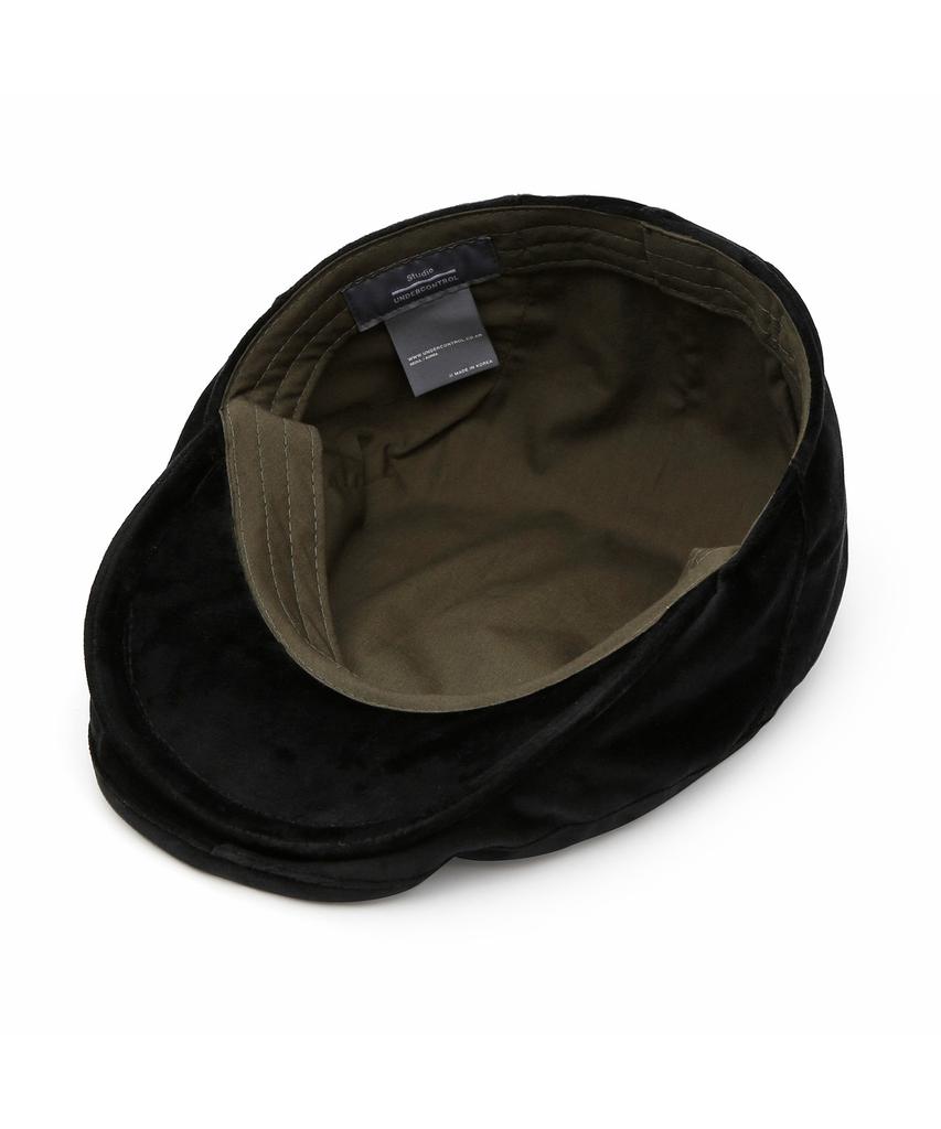 Eondeokeonteulolseutyudio Velvet Autumn/Winter Classic Women'S Hat Hunting Cap Drive Hunting / Velvet / Black