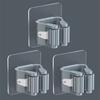 Mop Storage Rack Bathroom Suction Cup Hanging Traceless Mop Clip Broom Rack Wall Mounted Waterproof Mop Rack